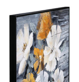 Bassett Blue Celedon Framed Canvas