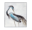 Bassett White Louisiana Heron Framed Canvas