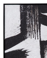 Bassett Black Black & White Framed Canvas Set of 2
