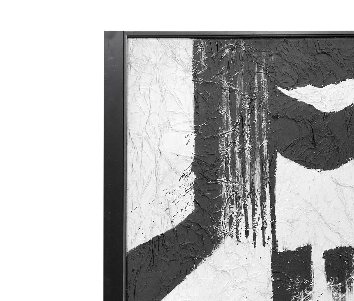 Bassett Black Black & White Framed Canvas Set of 2