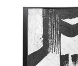 Bassett Black Black & White Framed Canvas Set of 2