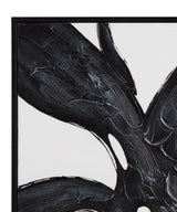 Bassett Black Shadows Fall Framed Canvas