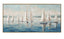 Bassett Gold Sailing Day Framed Canvas