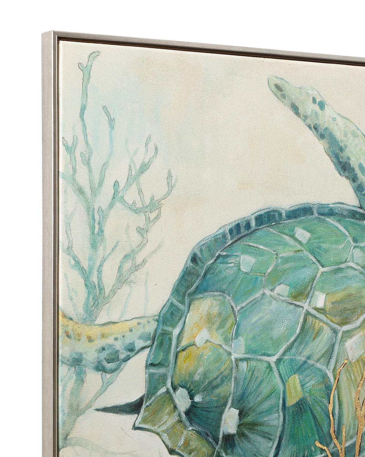 Bassett Silver Alanton Framed Canvas