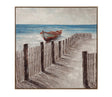 Bassett Silver Camden Marsh Framed Canvas