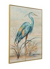 Bassett Gold Marshlands Framed Canvas