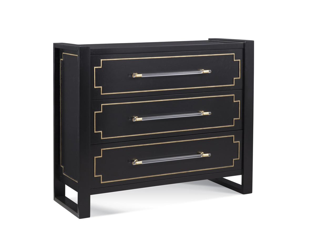 Bassett Black Lowery Hall Chest