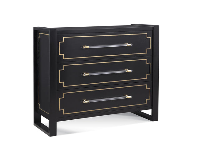 Bassett Black Lowery Hall Chest