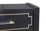 Bassett Black Lowery Hall Chest