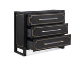 Bassett Black Lowery Hall Chest