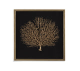 Bassett Gold Silhouette Wall Art