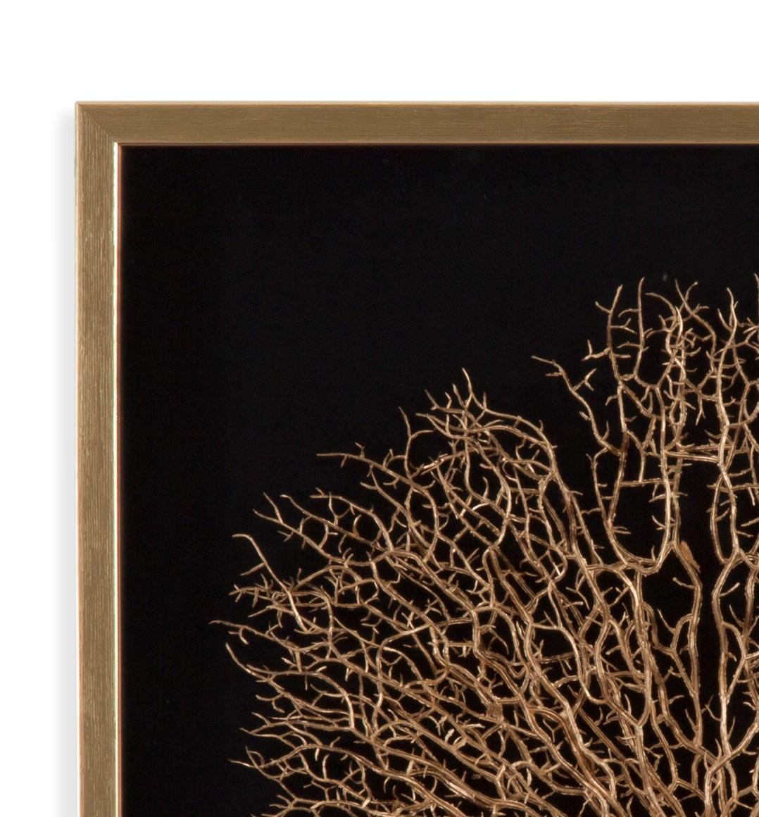 Bassett Gold Silhouette Wall Art