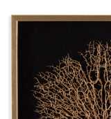 Bassett Gold Silhouette Wall Art