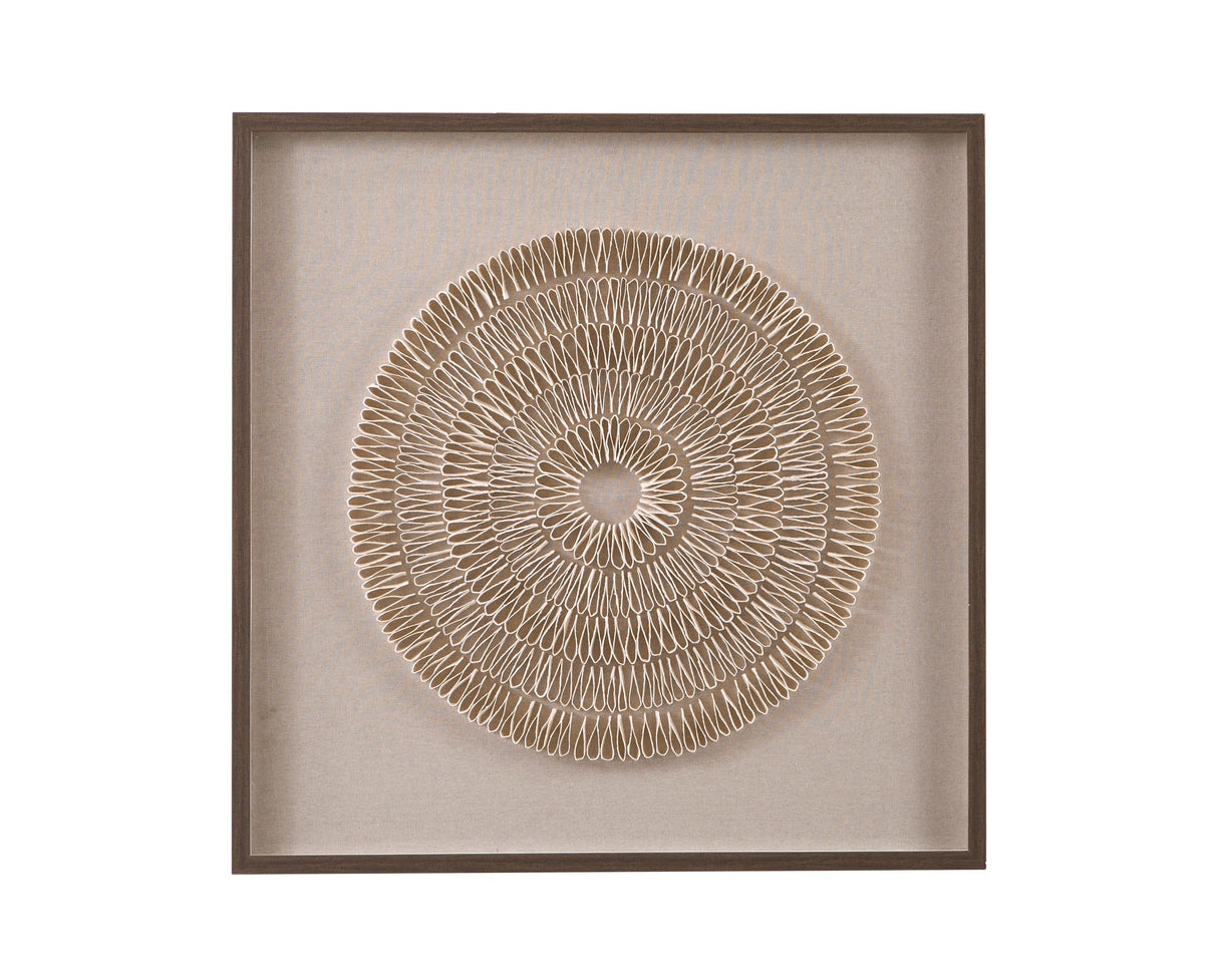Bassett Brown Vesica Wall Art