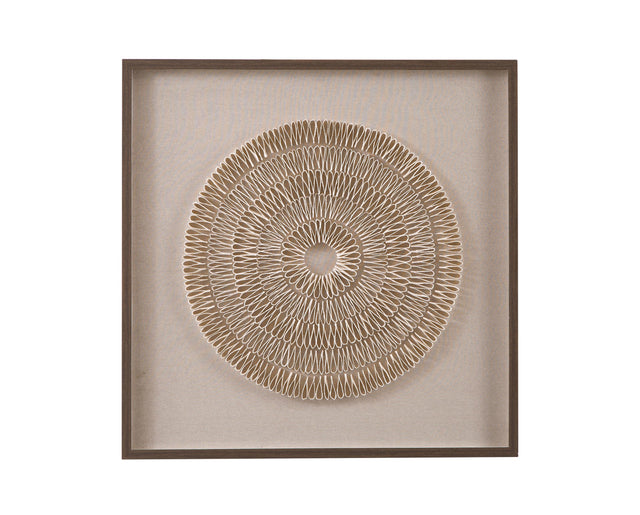 Bassett Brown Vesica Wall Art
