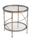 Bassett Gold Harrison Round End Table