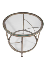 Bassett Gold Harrison Round End Table