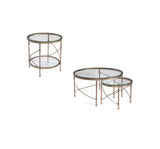 Bassett Gold Harrison Round End Table