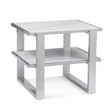 Bassett Silver Hessle Rectangular End Table