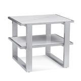 Bassett Silver Hessle Rectangular End Table