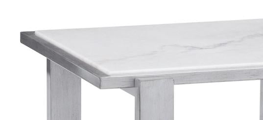 Bassett Silver Hessle Rectangular End Table