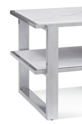 Bassett Silver Hessle Rectangular End Table