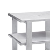 Bassett Silver Hessle Rectangular End Table