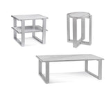 Bassett Silver Hessle Rectangular End Table