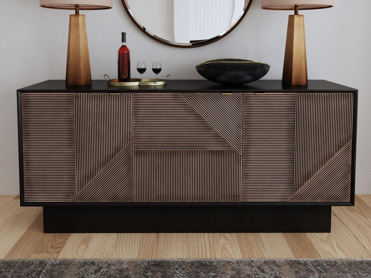 Bassett Black Beader Server