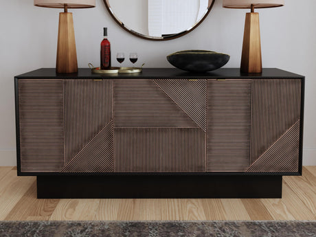 Bassett Black Beader Server