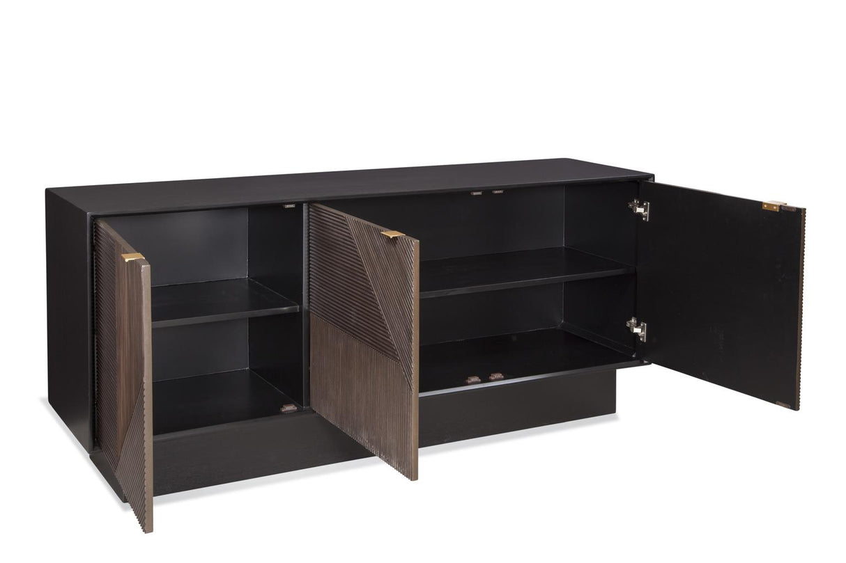 Bassett Black Beader Server