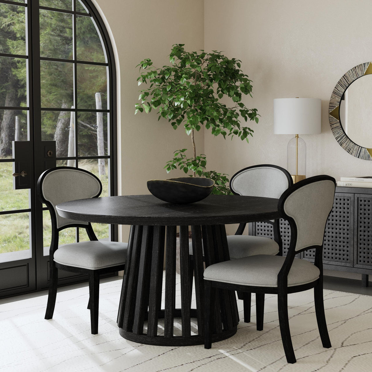 Bassett Black Mateo Dining Table