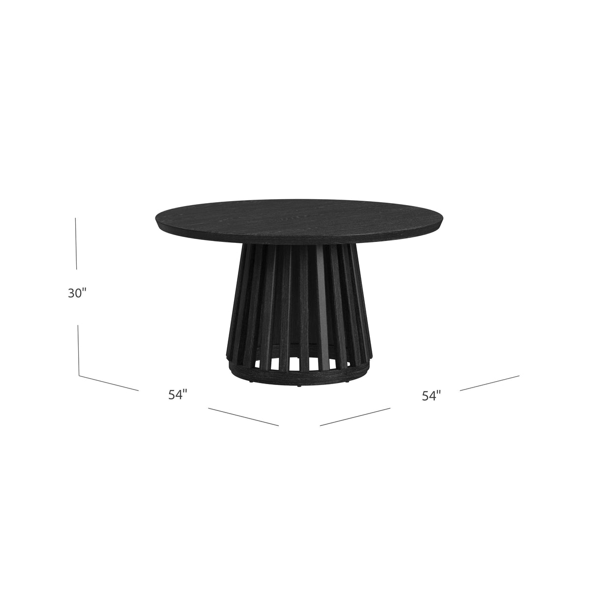 Bassett Black Mateo Dining Table