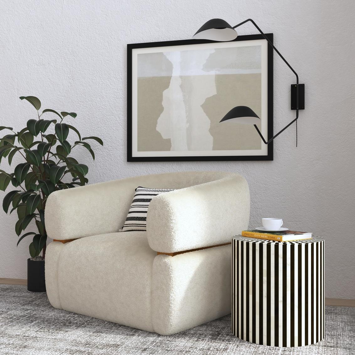 Bassett Black Teague Accent Table