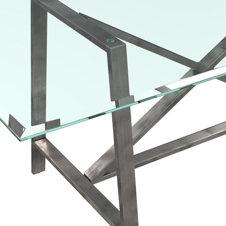 Bassett Silver Ross Dining Table