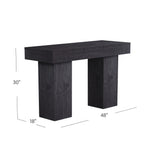 Bassett Black Padula Console Table