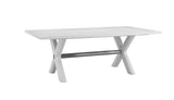 Bassett White Nadine Dining Table
