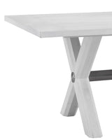 Bassett White Nadine Dining Table