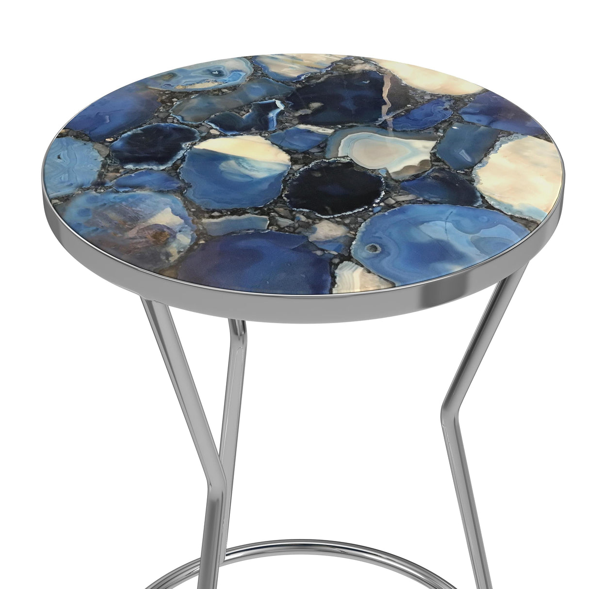 Bassett Silver Lauer Accent Table