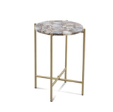 Bassett Gold Lonna Accent Table