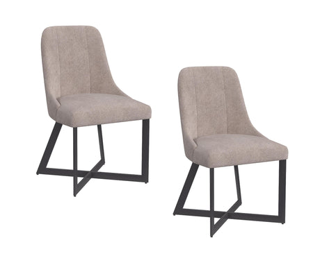 Bassett Brown Trucco Dining Chair Set of 2
