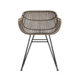 Bassett Brown Ryanne Arm Dining Chair Set of 2