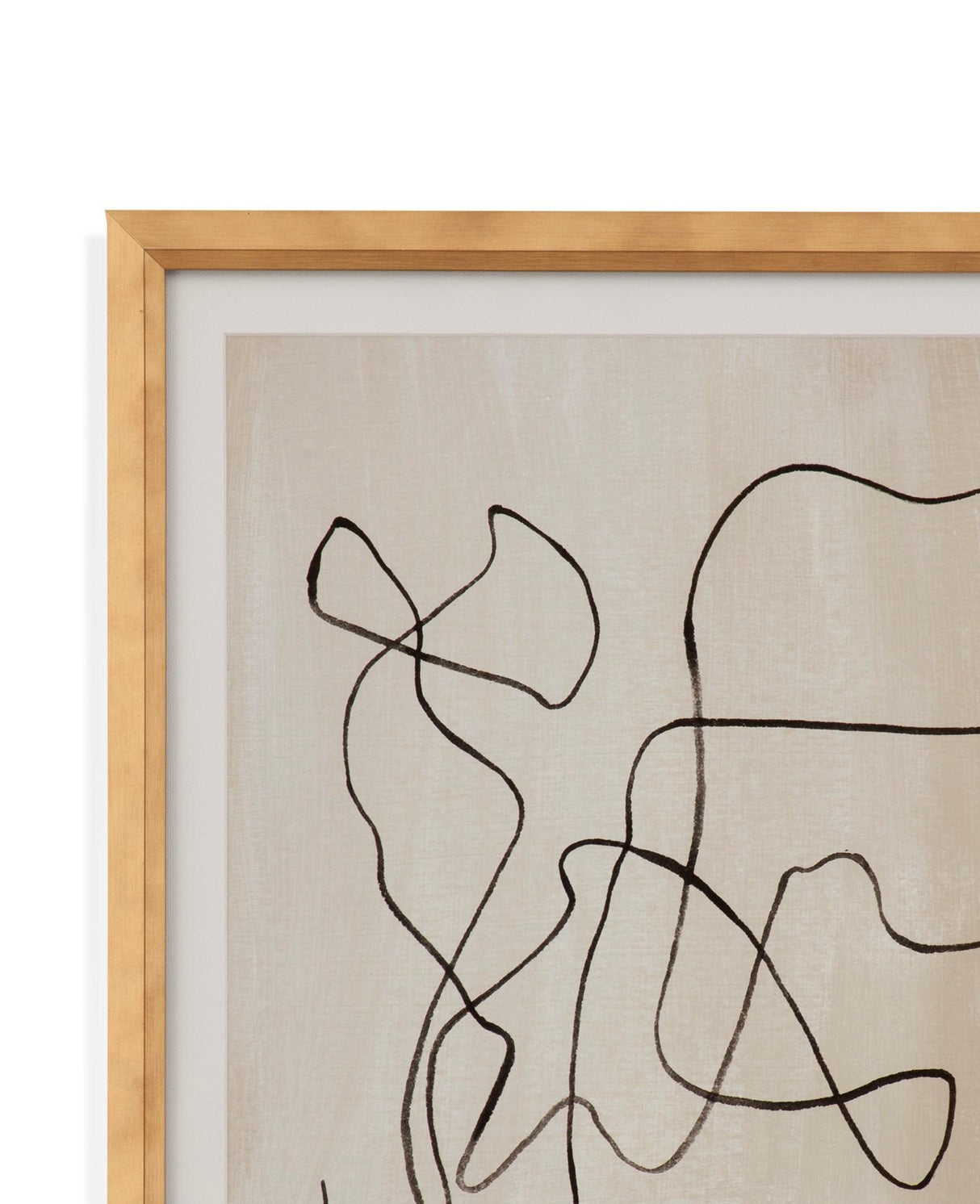 Bassett White Bound Framed Print Set of 4