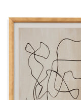 Bassett White Bound Framed Print Set of 4