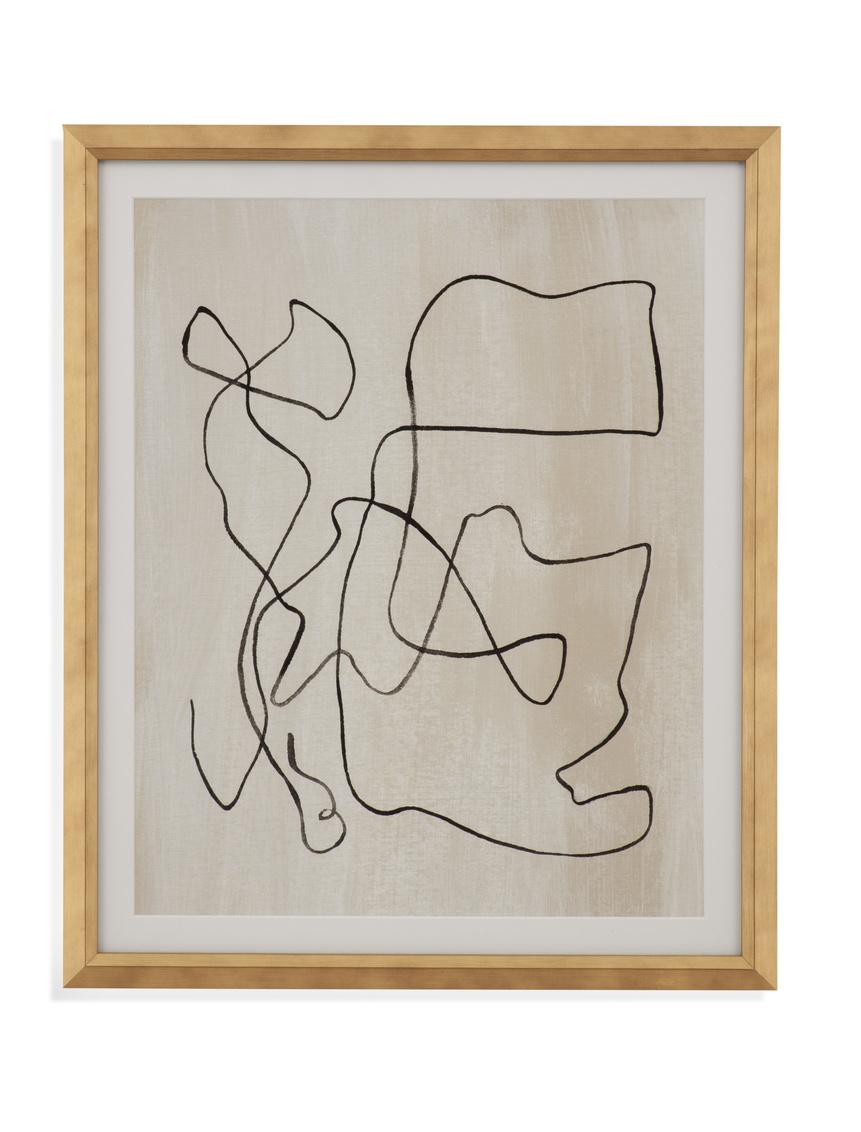 Bassett White Bound I Framed Print
