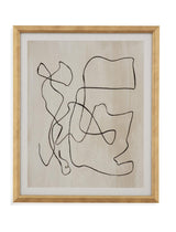 Bassett White Bound I Framed Print