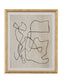 Bassett White Bound I Framed Print