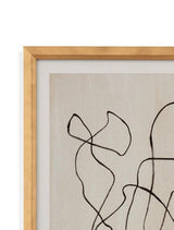 Bassett White Bound I Framed Print