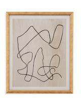 Bassett White Bound II Framed Print
