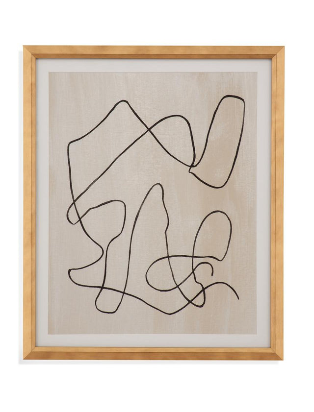 Bassett White Bound II Framed Print